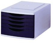 Drawer Tower Black/Grey