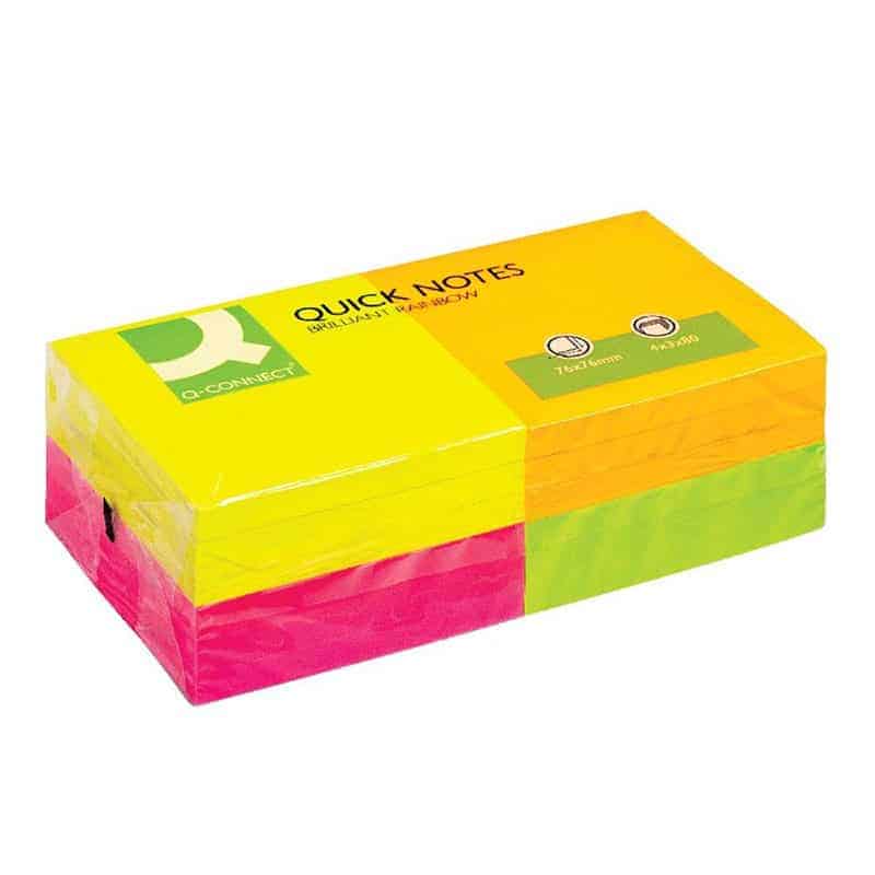 Rainbow Sticky Notes - Neon