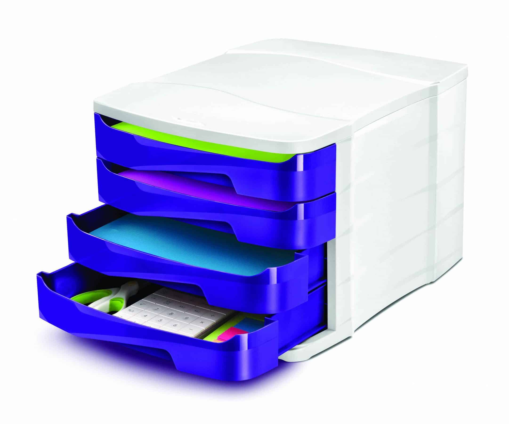 Fashion Desktop Drawers Blue