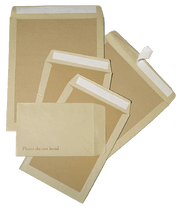 C4 Manilla Board Backed Peel & Seal Envelopes - Pk125