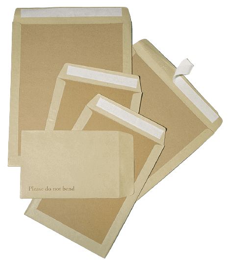 C4 Manilla Board Backed Peel & Seal Envelopes - Pk125