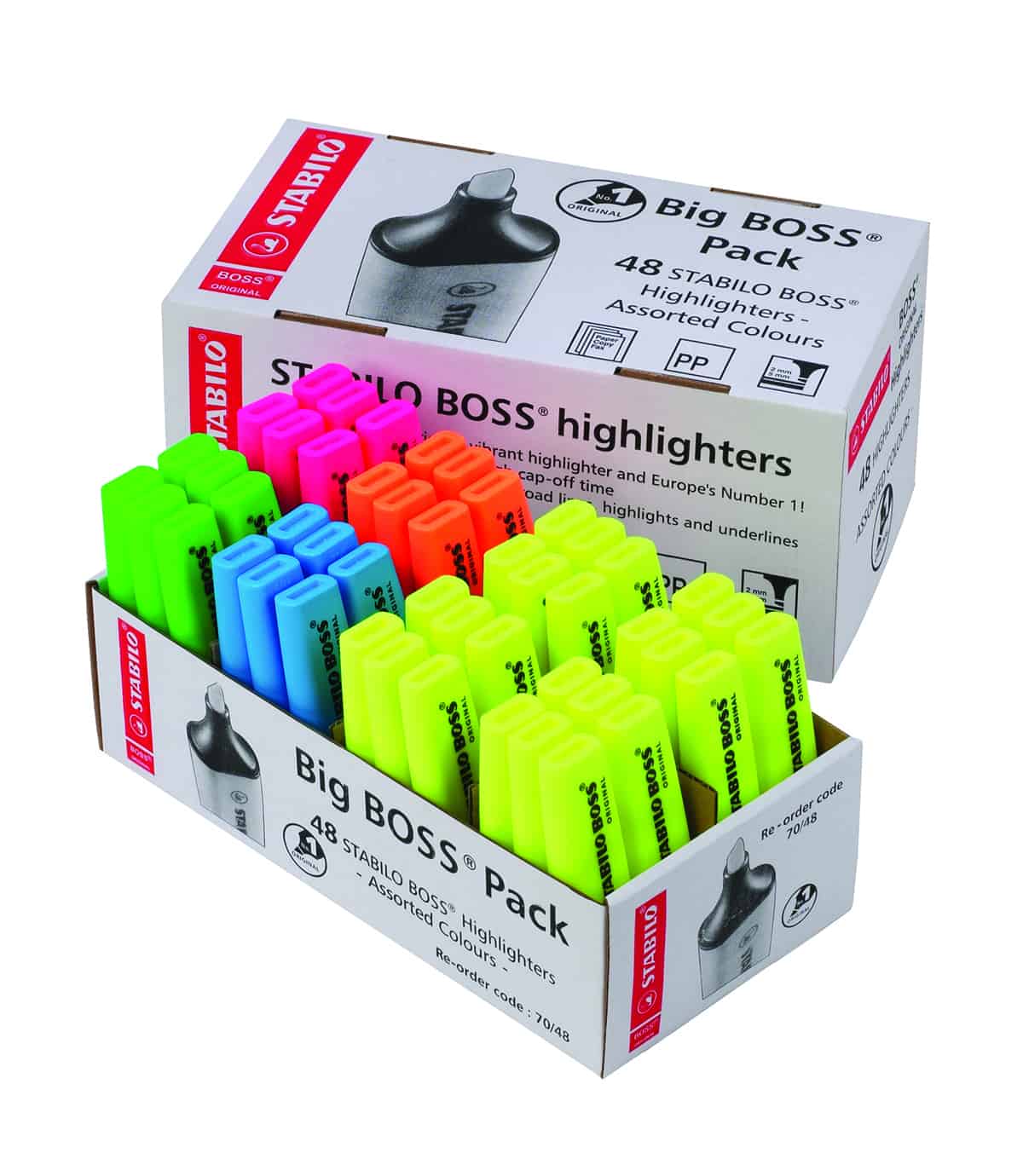 Stabilo Boss Highlighter Classpack - Pk48