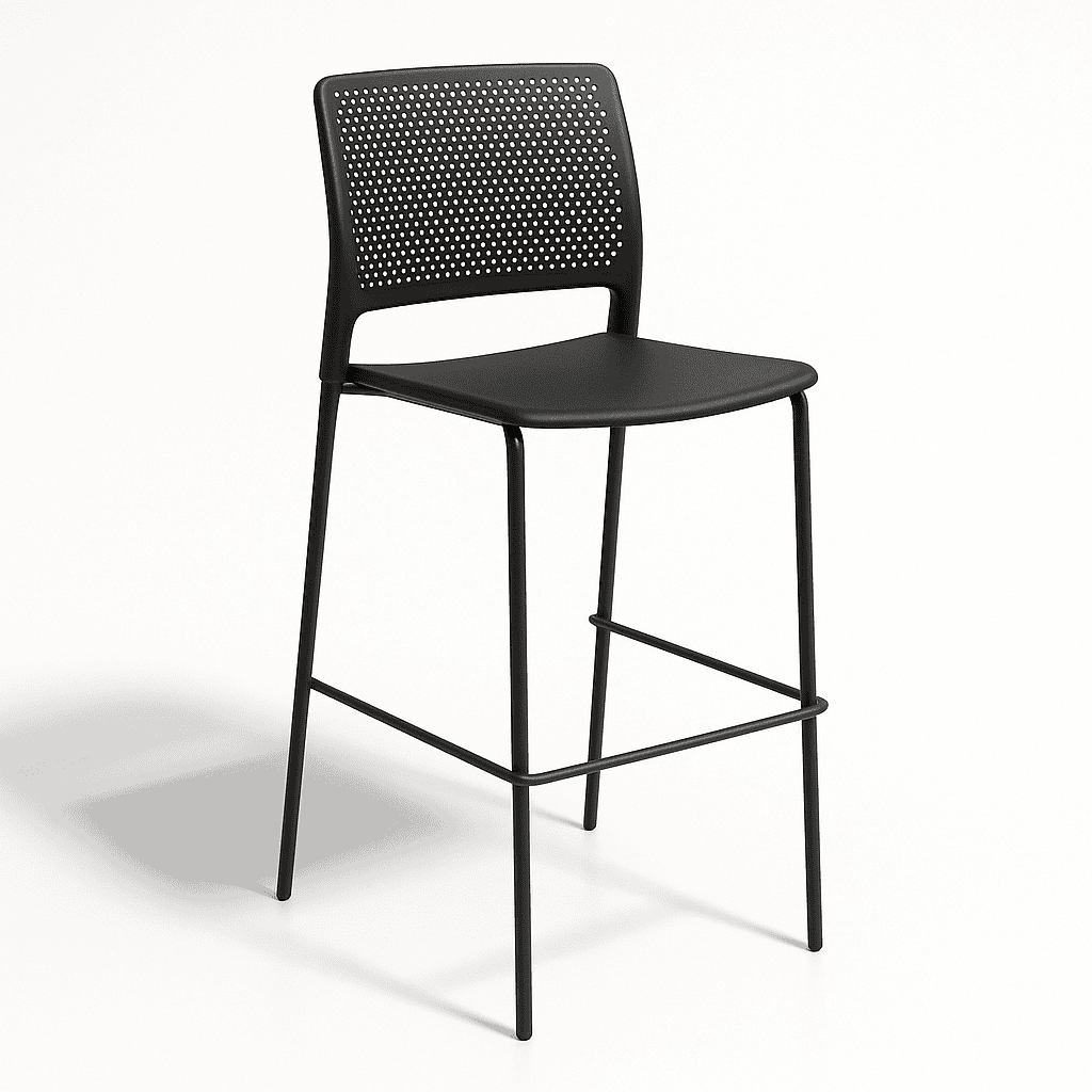 Grafton Stool with ergonomic seat – lightweight, durable high stool for science labs and classrooms