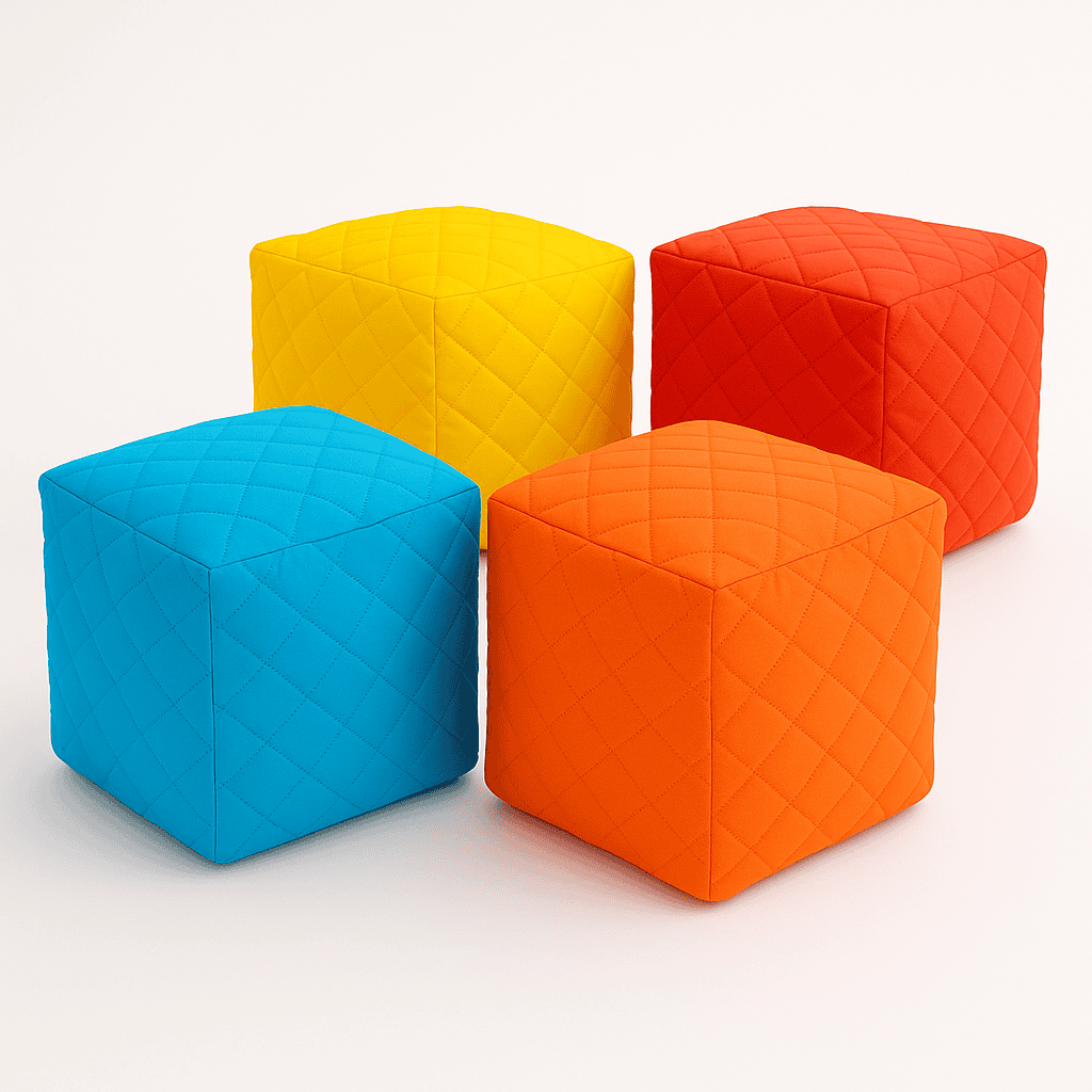 Quilted Pouffes