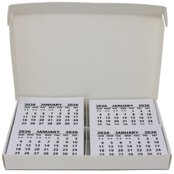 2026 Calendar Tabs Without Covers - Pk50