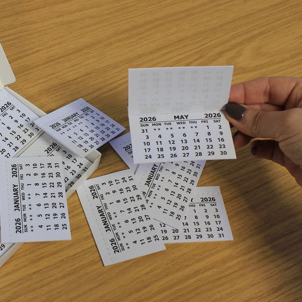 2026 Calendar Tabs Without Covers - Pk50