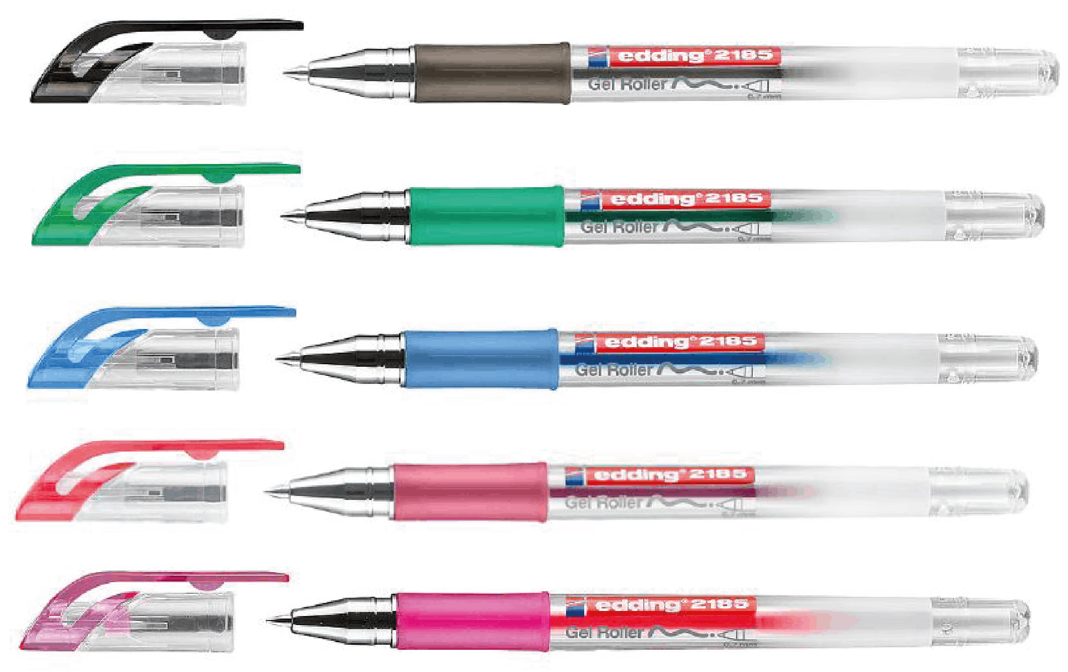 Edding 2185 Crystaljelly Gel Pens Assorted - Pk5