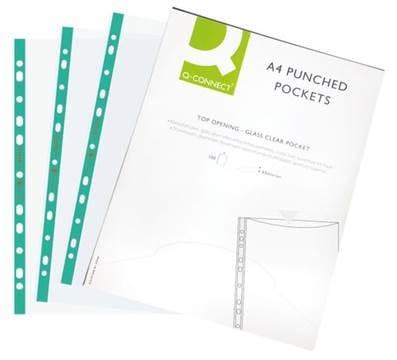 Clear Punched Pockets