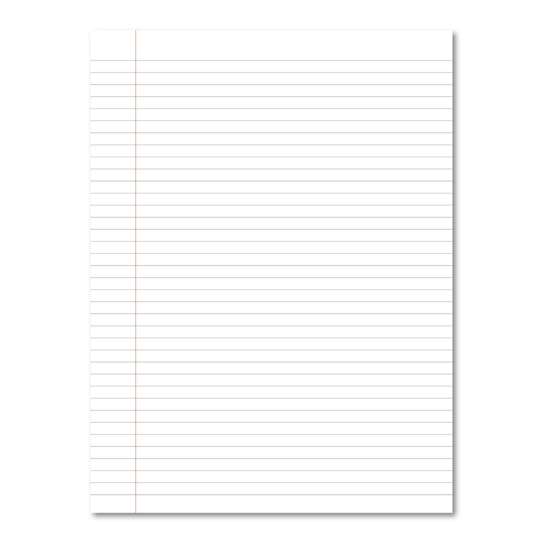 Classic Overprinted Exercise Books A4 64 Pages 12mm Ruled & Margin Yellow - Pk50
