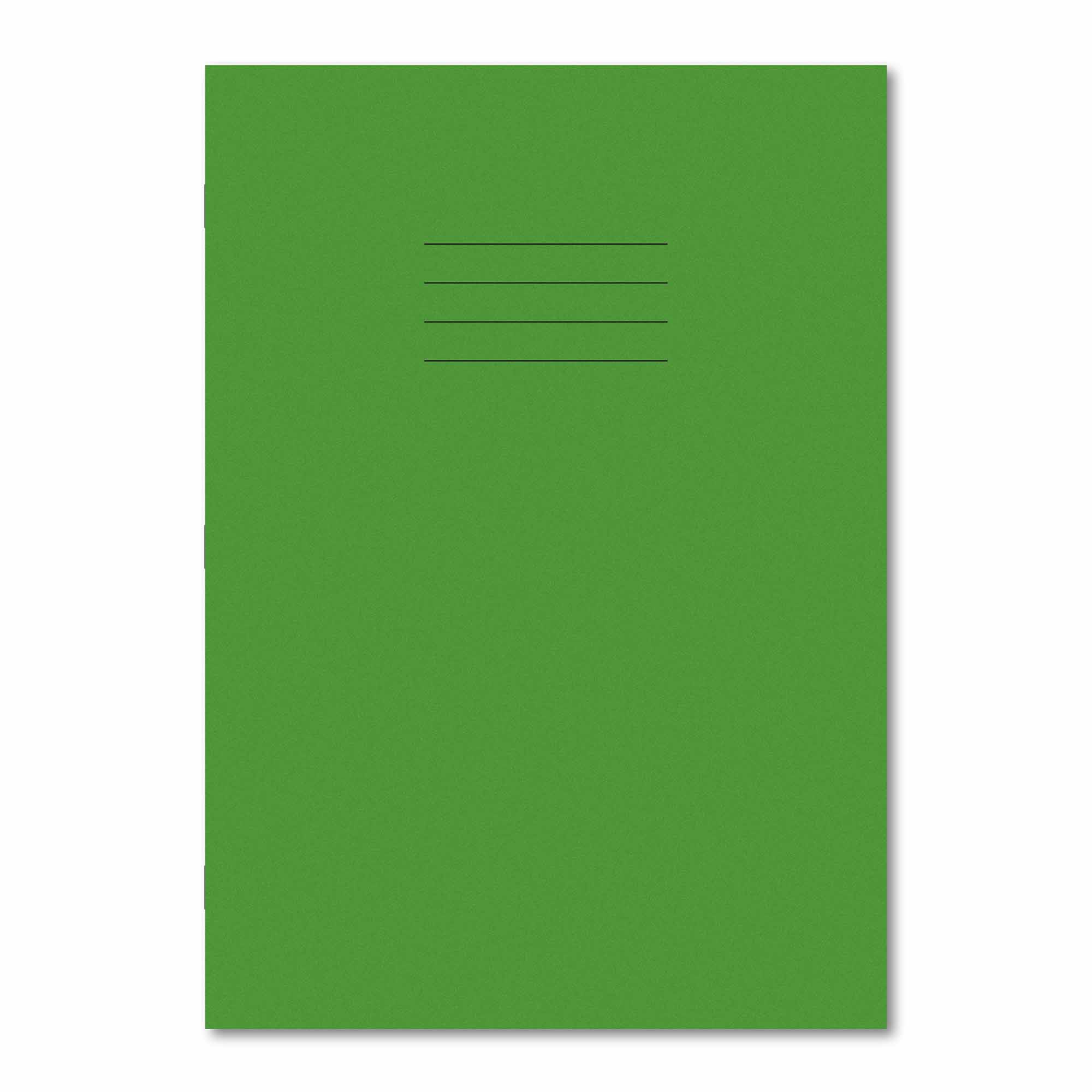 Classic Exercise Book A4 64 Pages 15mm Ruled & Margin - Light Green 50 Pack