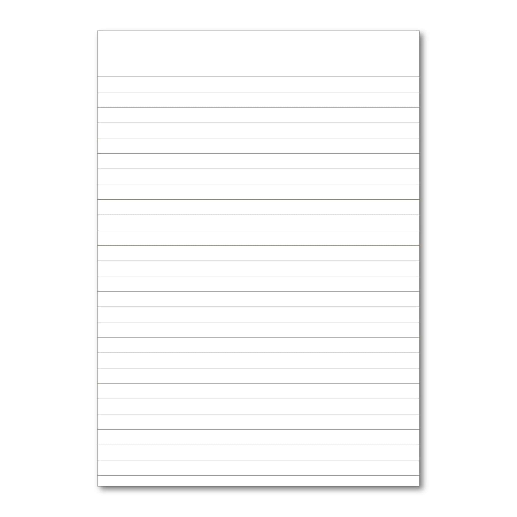 Classic Overprinted Exercise Book A4 48 Pages 10mm Ruled - Red 100 Pack