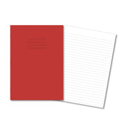 Classic Exercise Book A4 48 Pages 10mm Ruled - Red 100 Pack