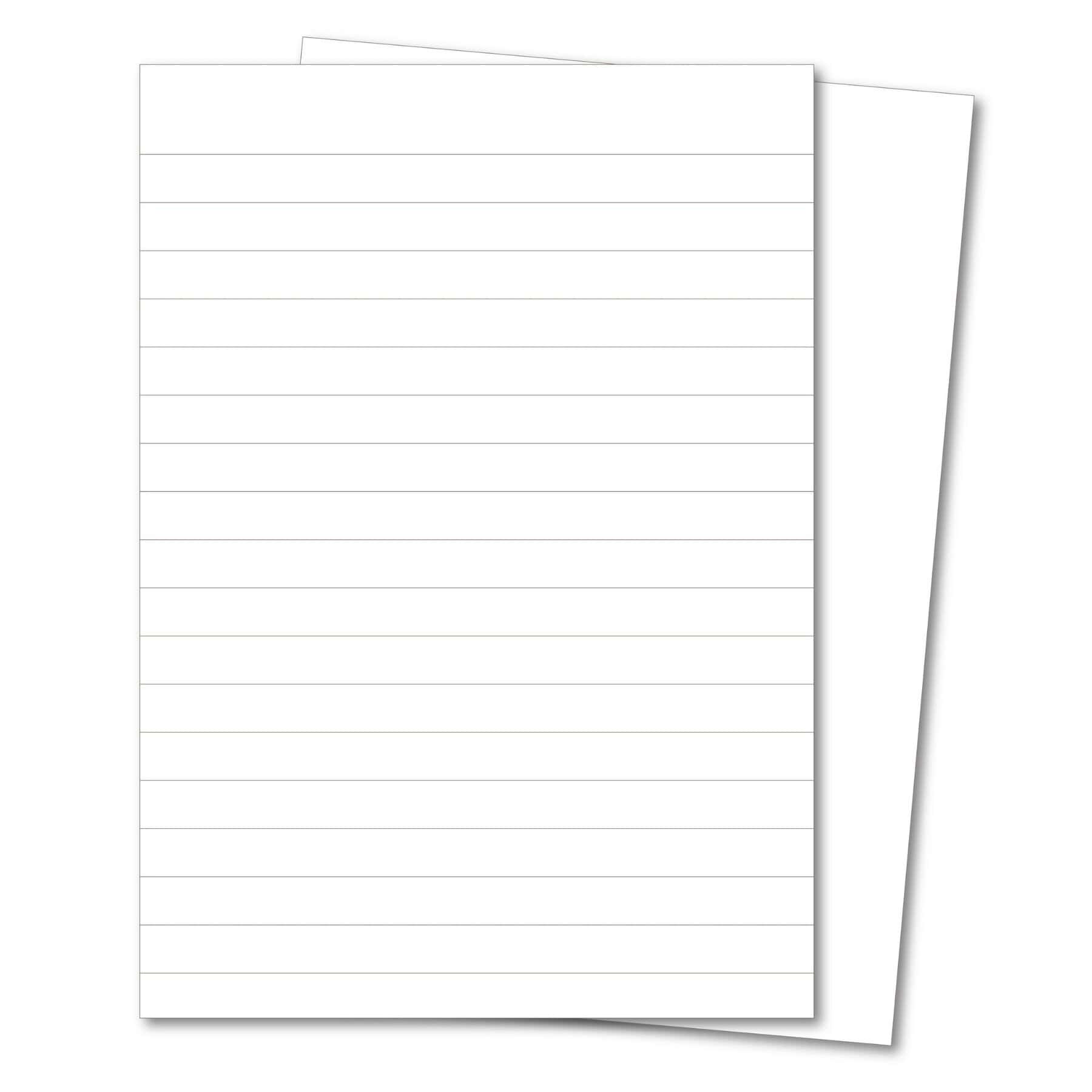 Exercise Books A4 64 Page 8mm Ruled / Alternate Blank Yellow - Pk50