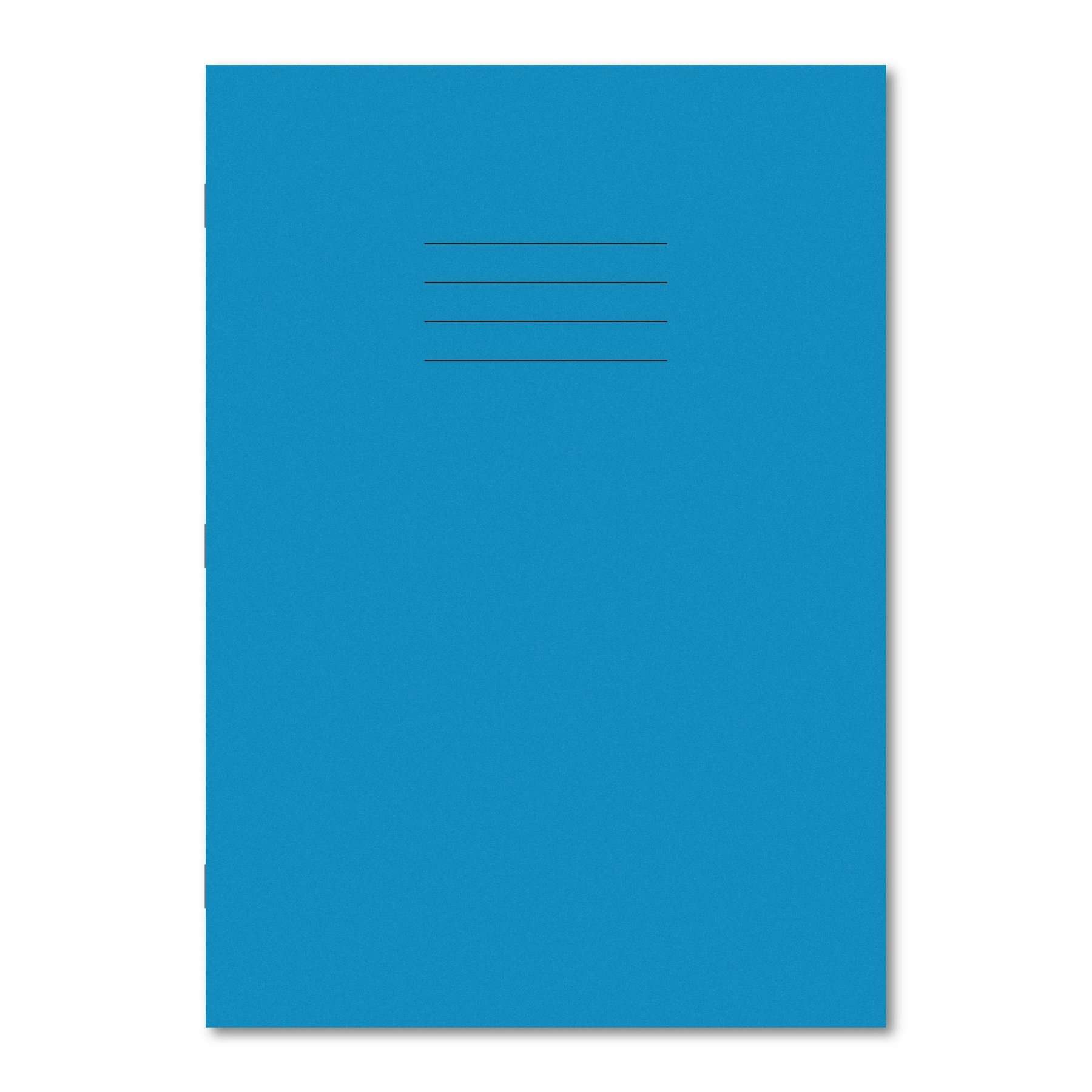 Classic Exercise Book A4 48 Pages Plain - Light Blue 100 Pack