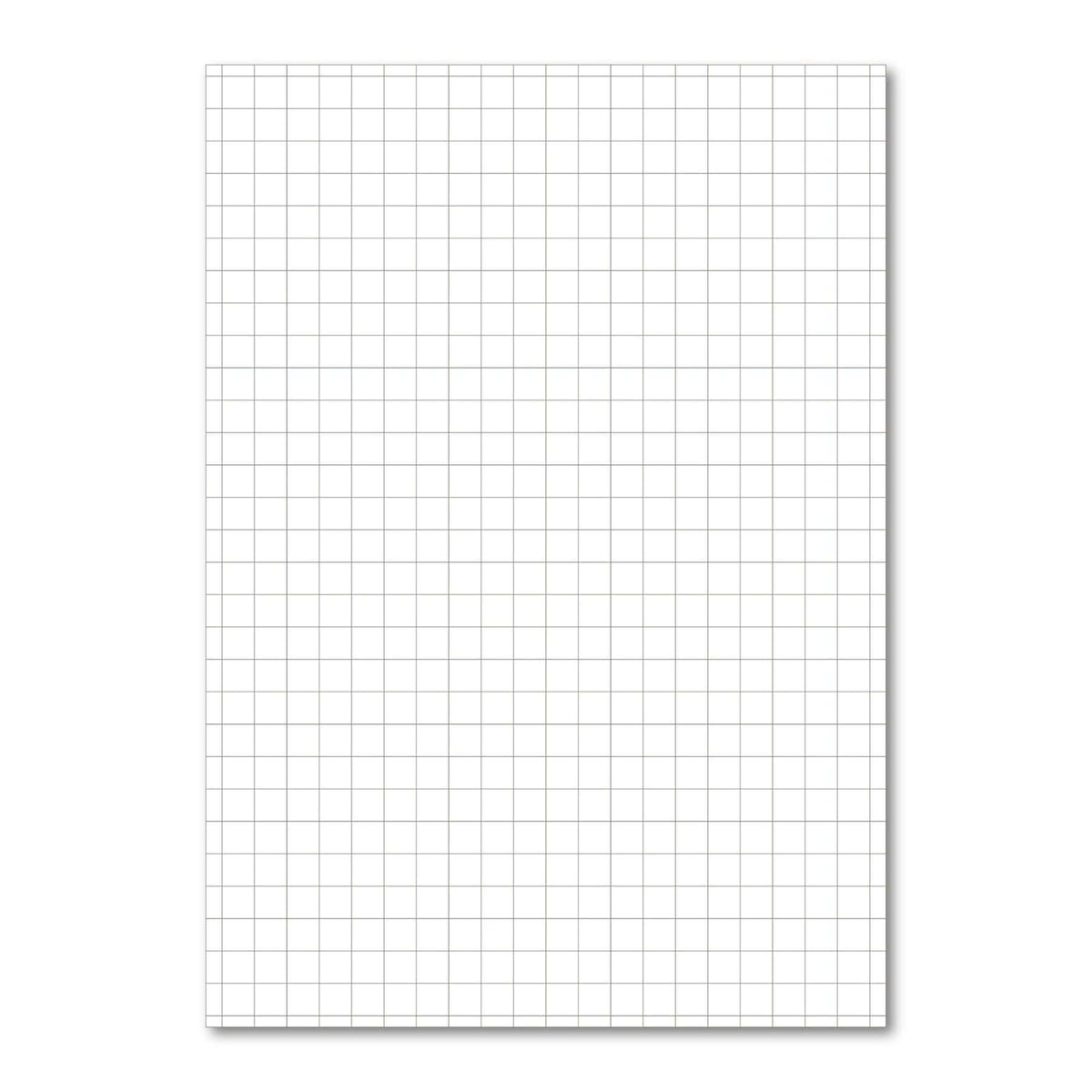 Classic Overprinted Exercise Books A4+ 48 Pages 10mm Squares Yellow - Pk45