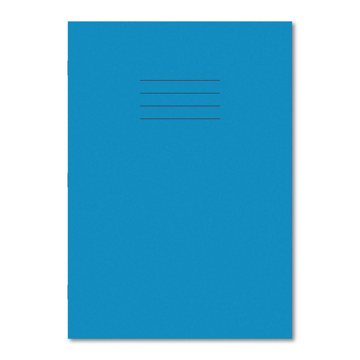 Classic Overprinted SEN Exercise Book A4 80 Pages 10mm Squares - Light Blue Cover, Cream Pages 50 Pack