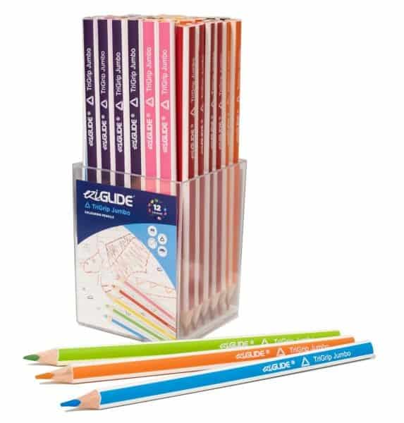 EziGlide Jumbo TriGrip Colouring Pencils Pk48
