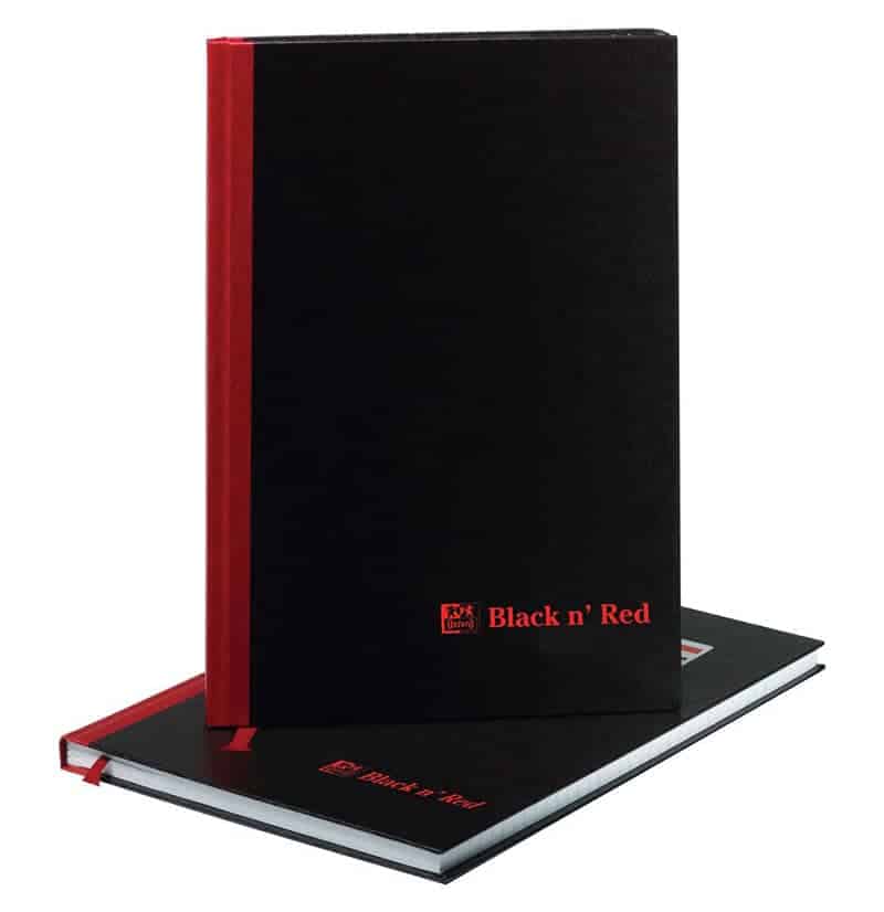Oxford Black n’ Red Casebound Books - Pk5