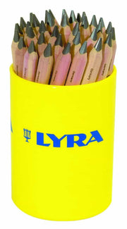 Lyra Ferby Graphite Pencils Half Length Triangular Grip - Pk36
