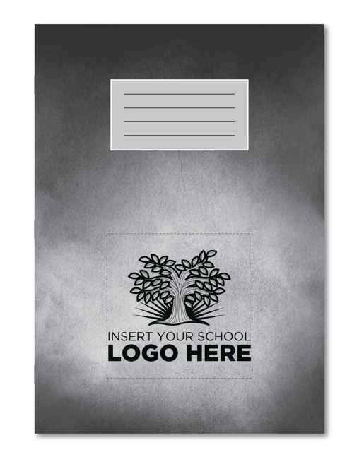 Oxford Overprinted Sketchbook A4 40 Page 120gsm Blank Cloudy Grey - Pk50