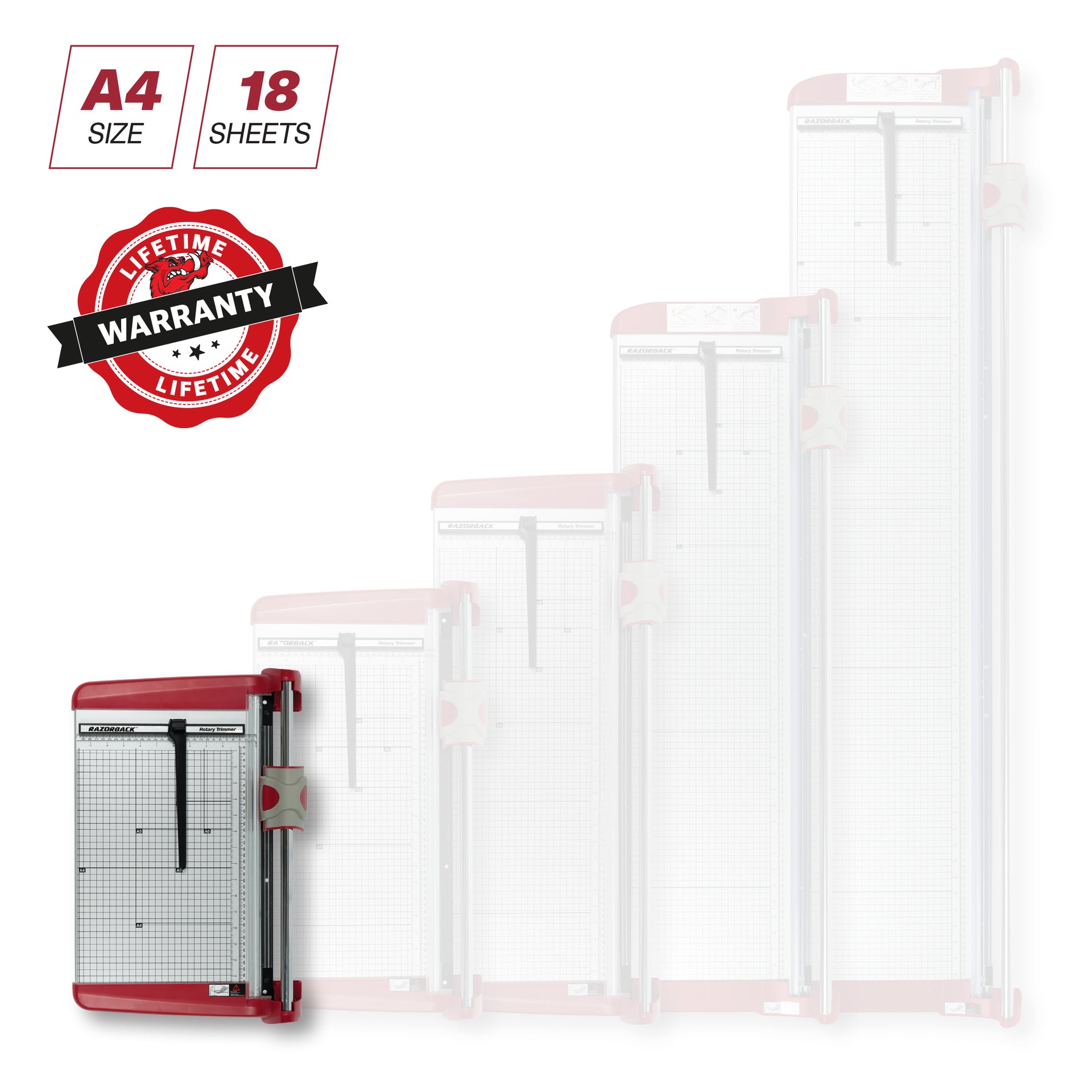 Razorback Heavy Duty Trimmer - A0, A1, A2, A3, A4