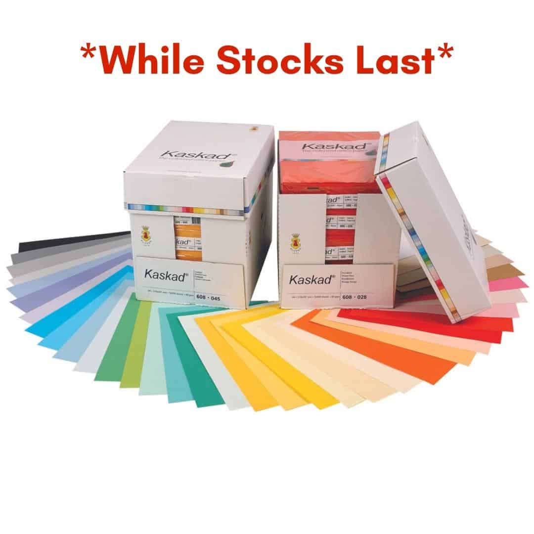 A4 80gsm Kaskad Pastel Tinted Paper - Ream
