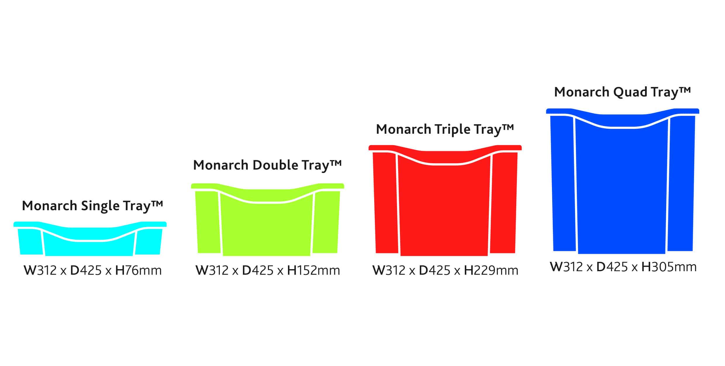 Monarch Single Trays