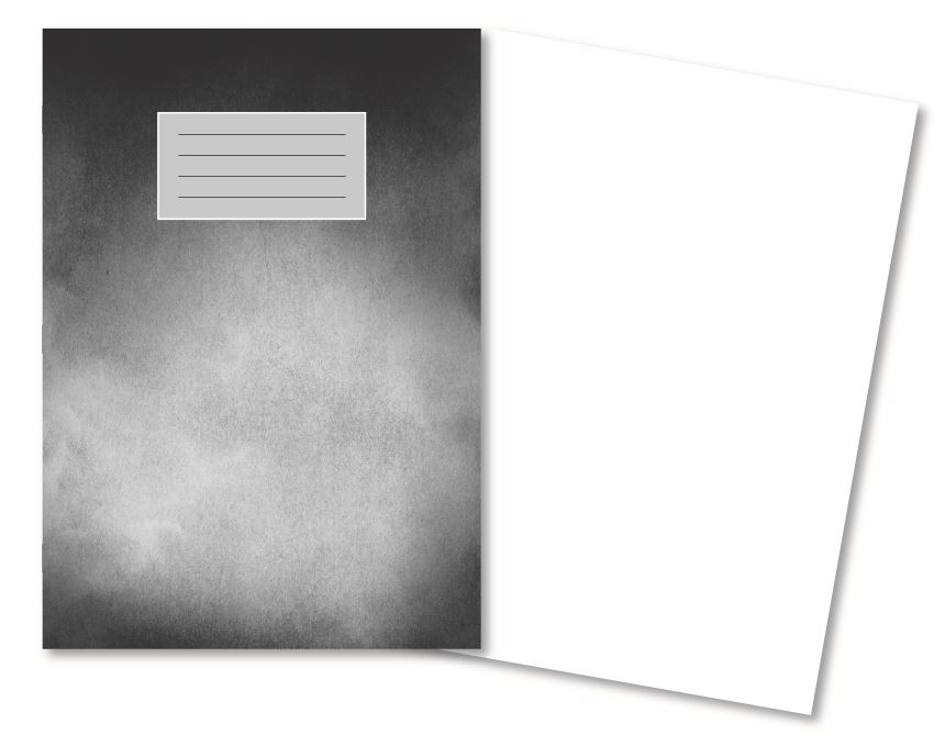 Oxford Sketch Book A4 40 Pages 120gsm Cartridge Blank Cloudy Grey - Pk50