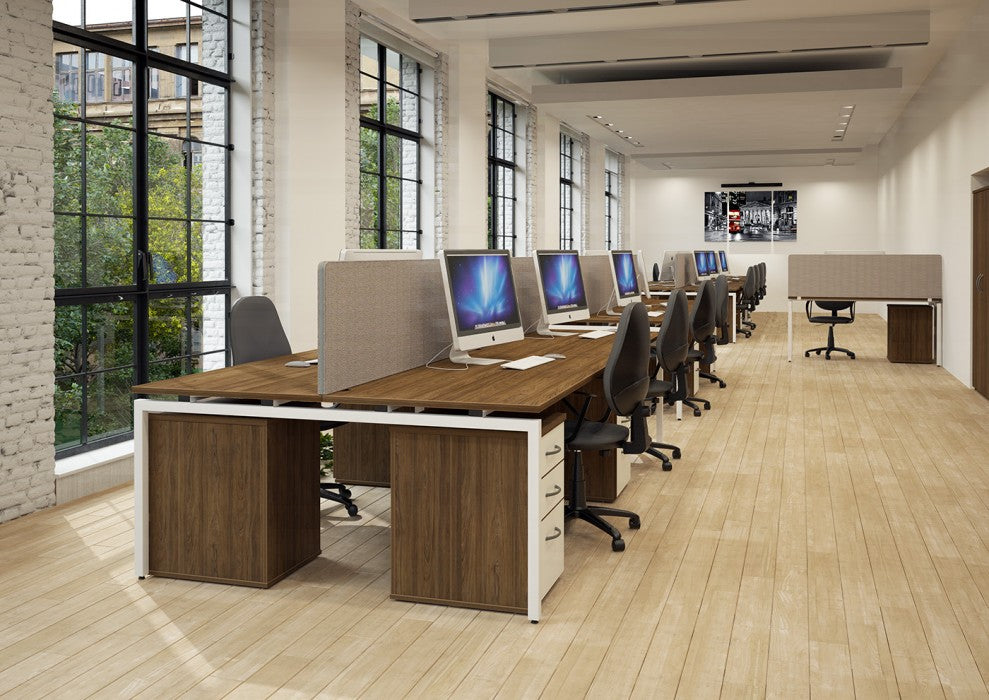 Sienna Double Bench Add-On Desk