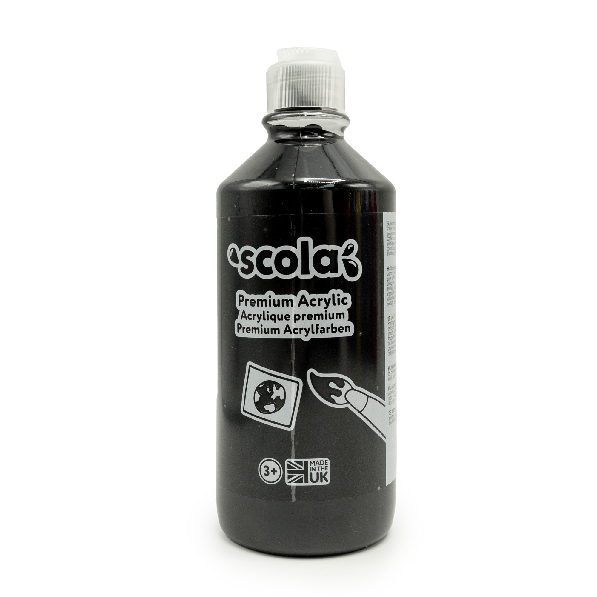 Acrylic Paint Set 500ml Assorted - Pk10