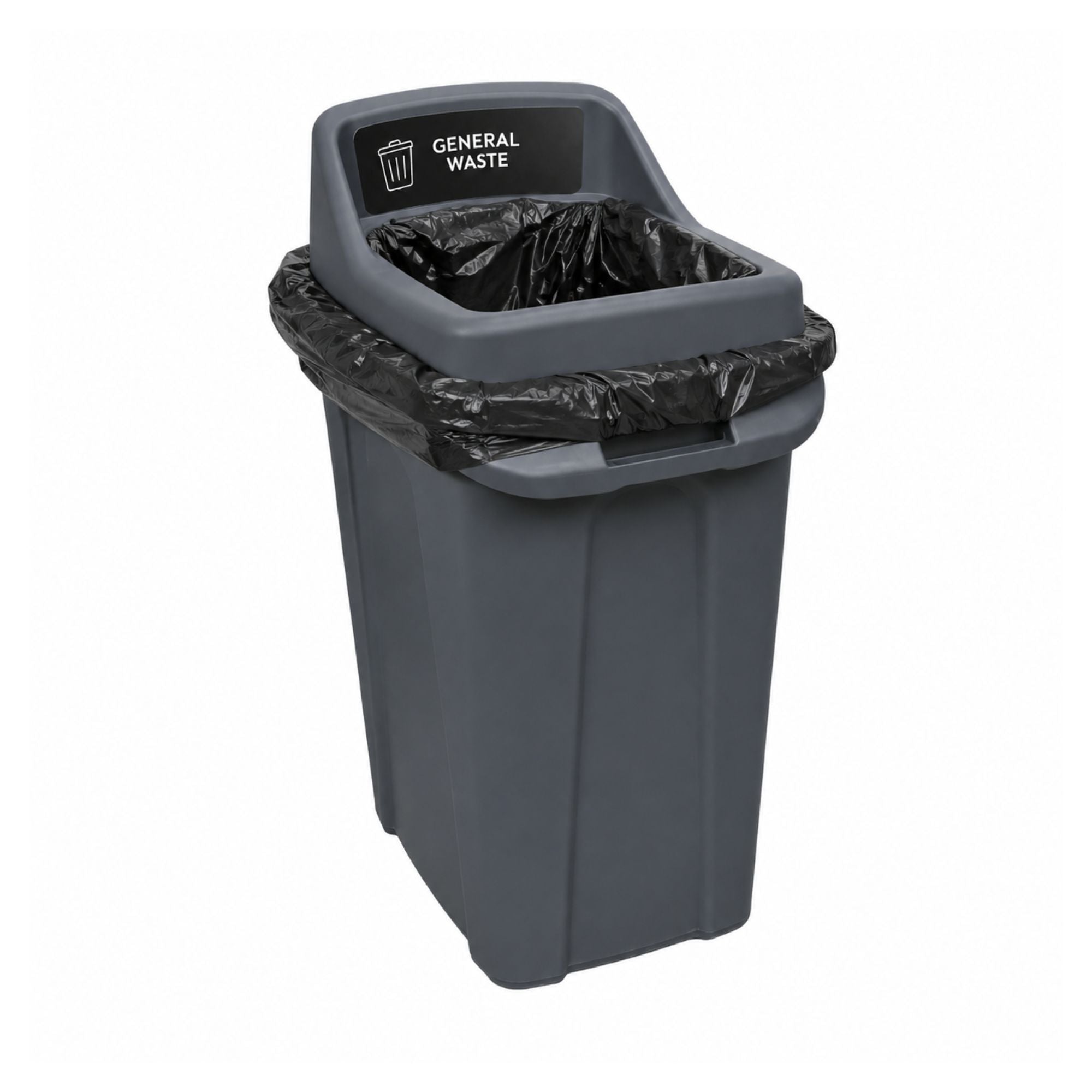 Black Bin Bag Liner Sacks - Pk200