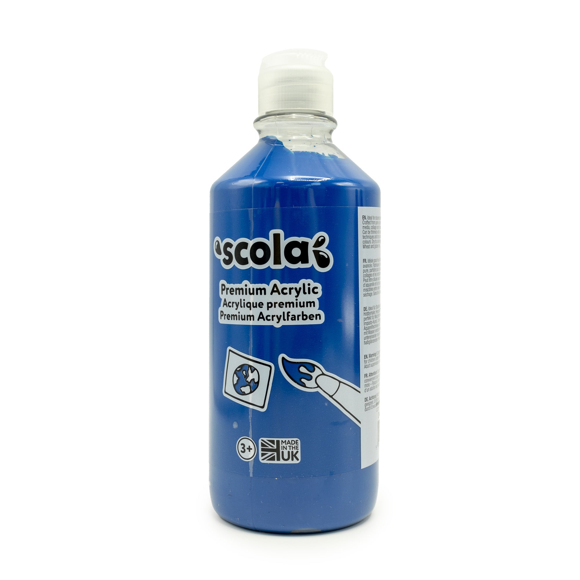 Acrylic Paint Set 500ml Assorted - Pk10