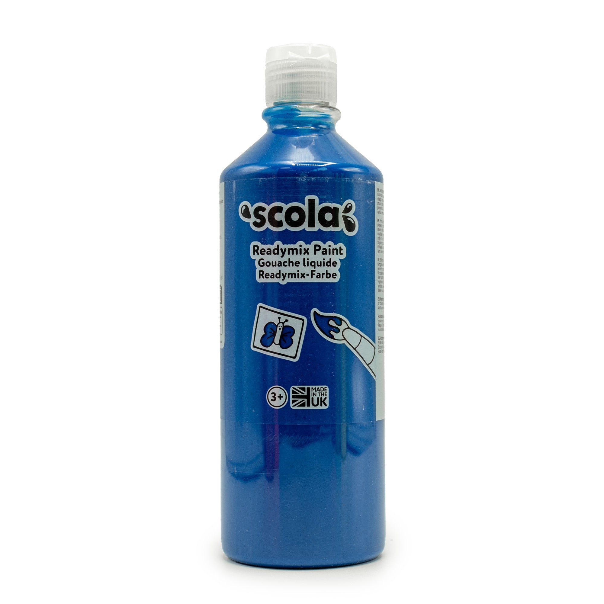 Fluorescent Ready Mix Paints 500ml Assorted - Pk6