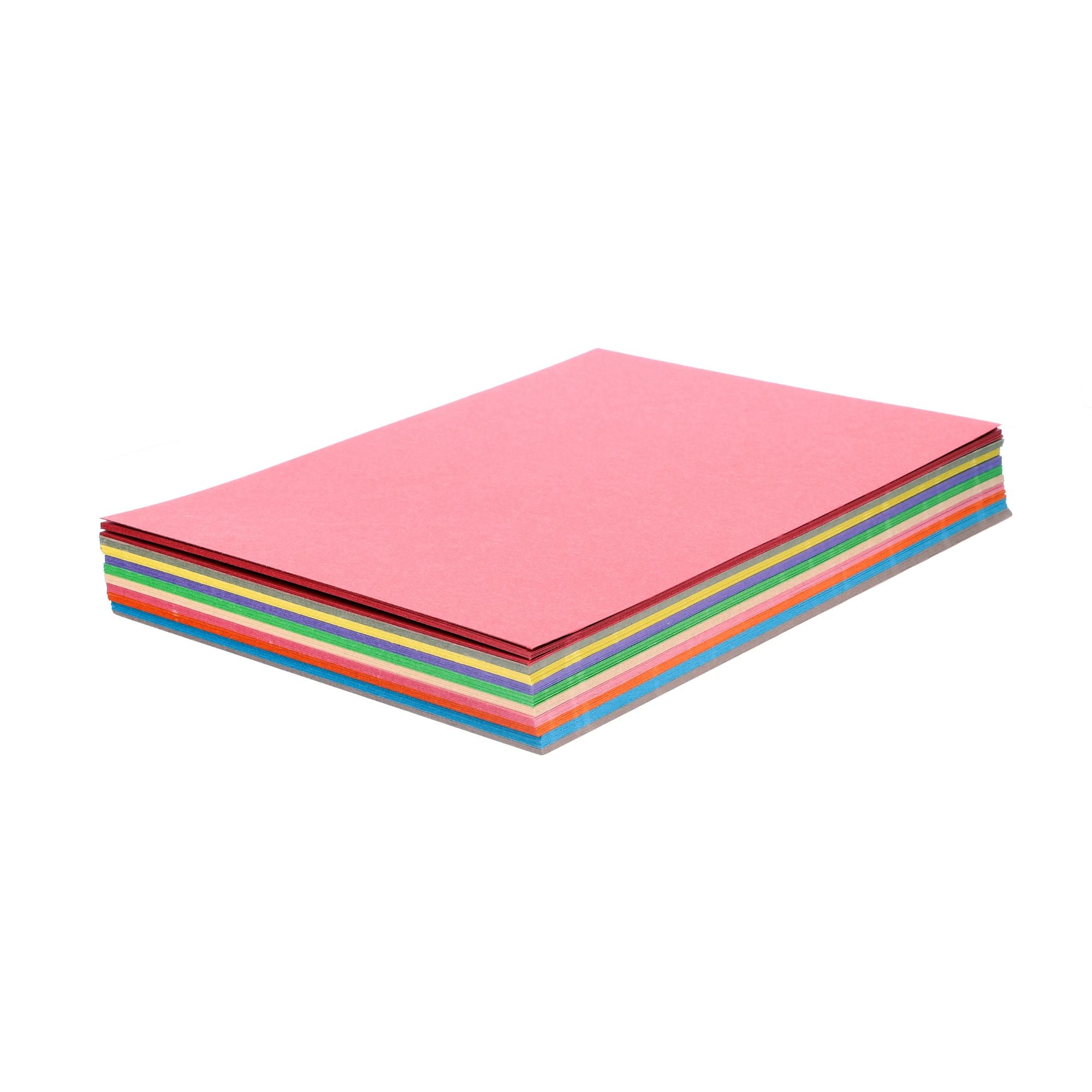 Bright 340 Micron Card A4 Assorted  - Pk100
