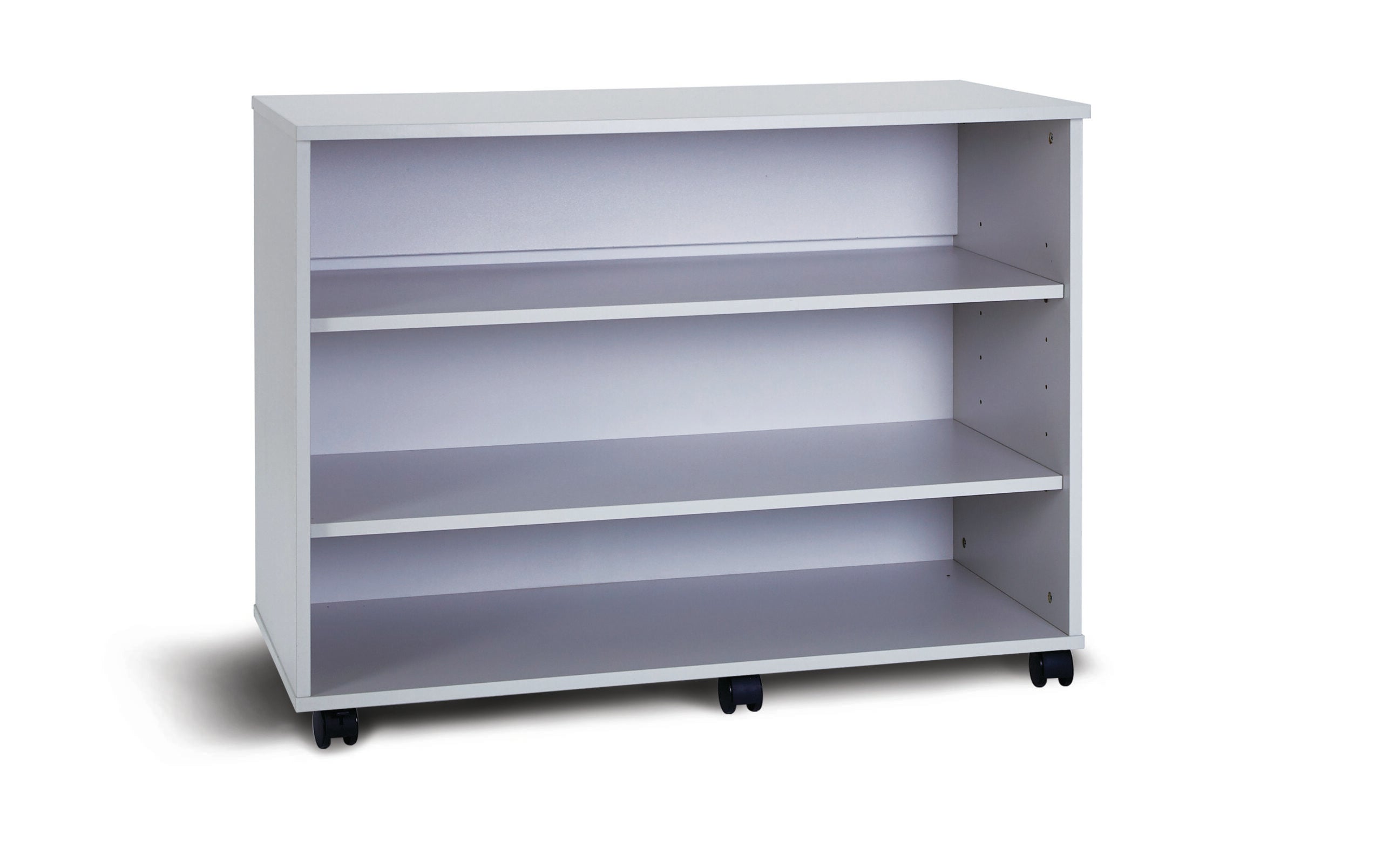 Premium Storage Bookcase With 2 Adjustable Shelves