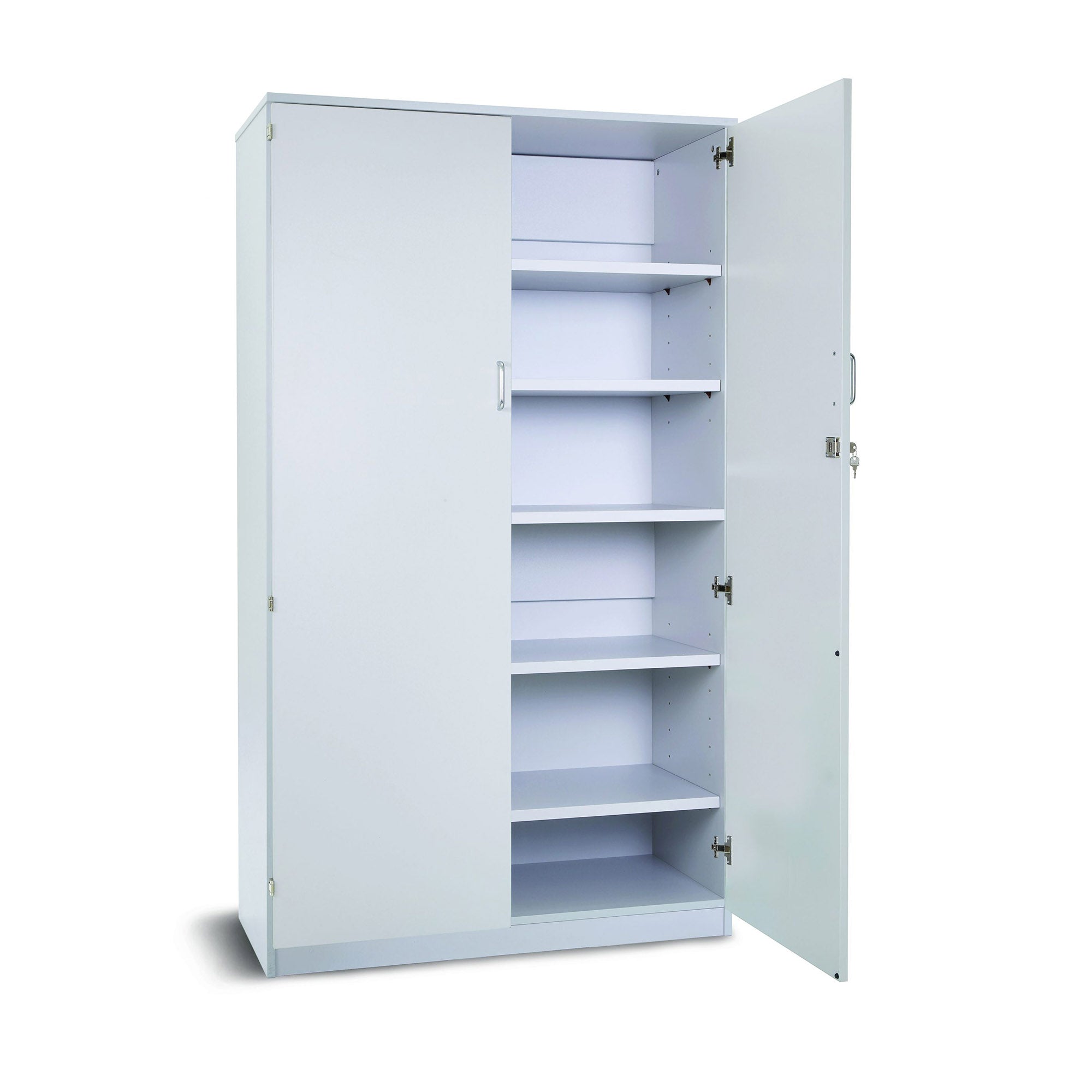 Premium Cupboard with 1 Fixed Shelf & 4 Adjustable Shelves