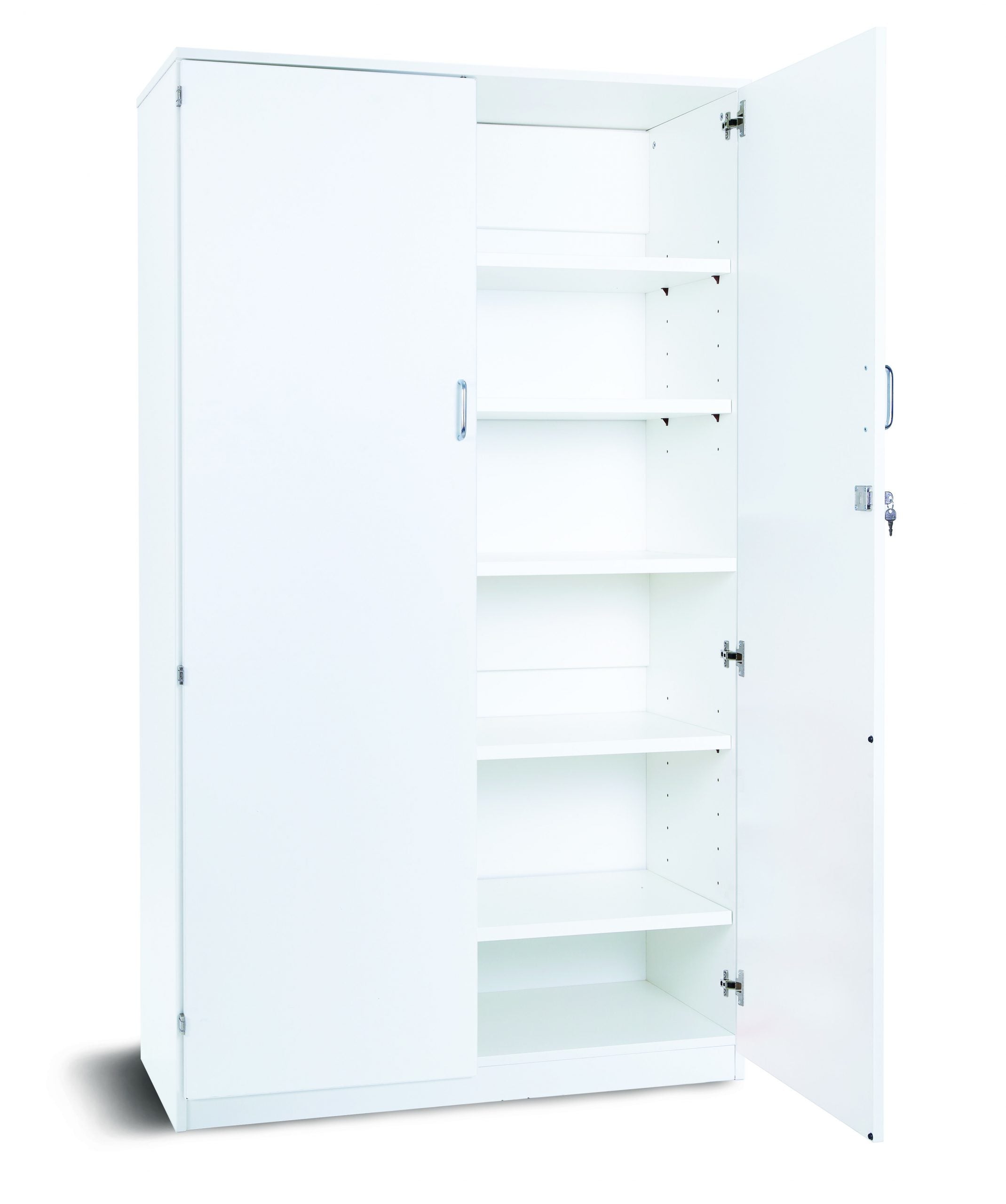 Premium Cupboard with 1 Fixed Shelf & 4 Adjustable Shelves