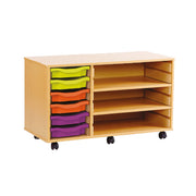 8 Tray Unit With 2 Adjustable Shelves