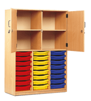 24 Tray Cupboard Unit