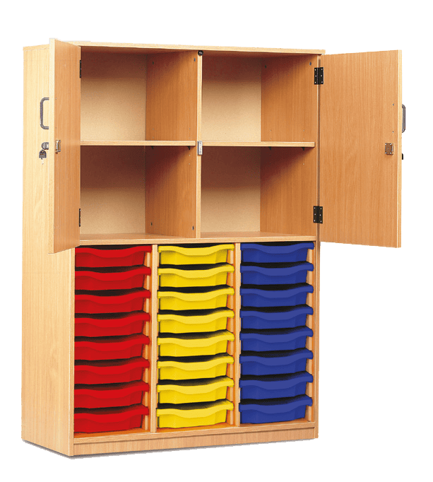 24 Tray Cupboard Unit