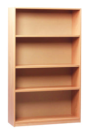 Bookcase With 1 Fixed & 2 Adjustable Shelves - H1500mm