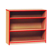 Low Bookcase With Coloured Edge