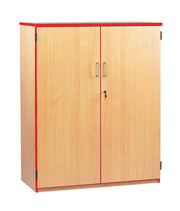 Medium Cupboard With Coloured Edge
