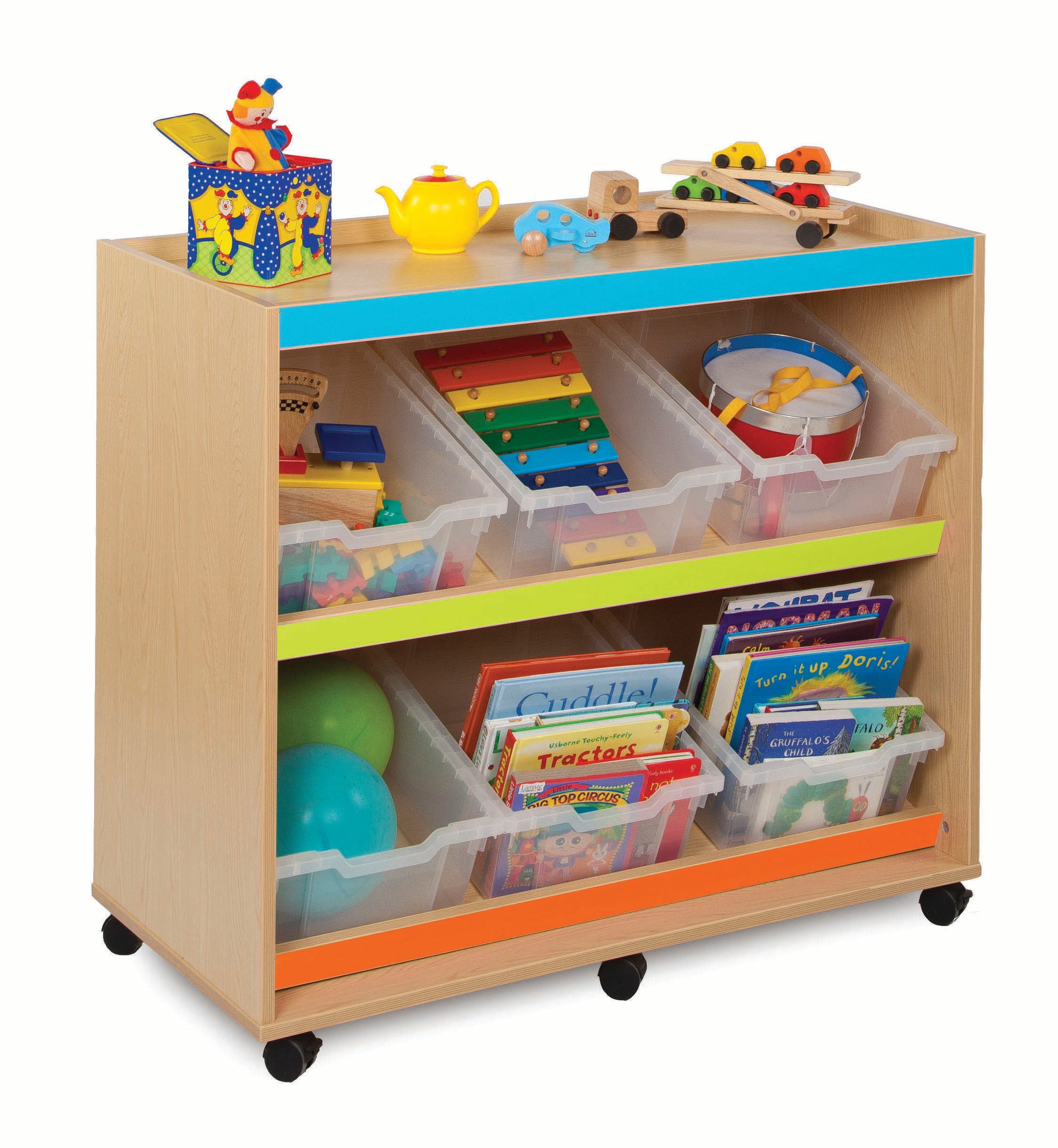 Maple Range Angled Unit With 6 Deep Trays