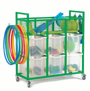 Mobile Metal Sports Trolley
