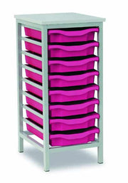 Static Metal 8 Tray Unit