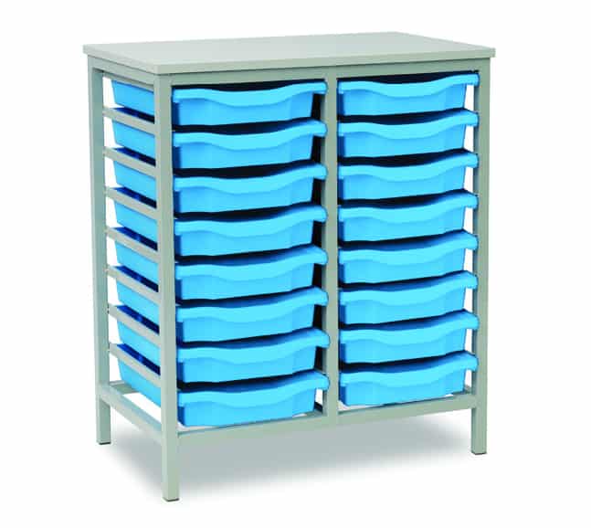 Static Metal 16 Tray Unit