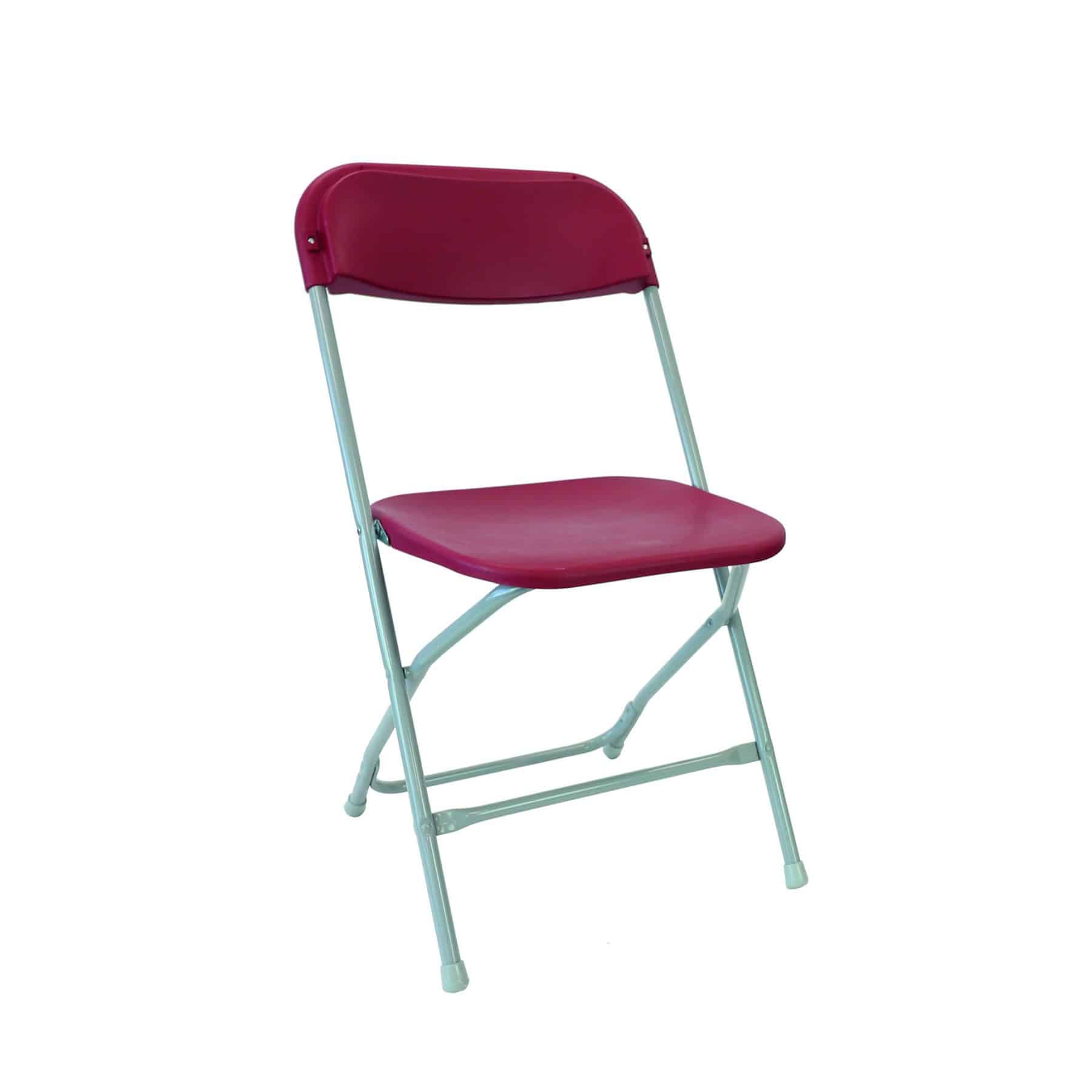 Straight Back Folding Chair