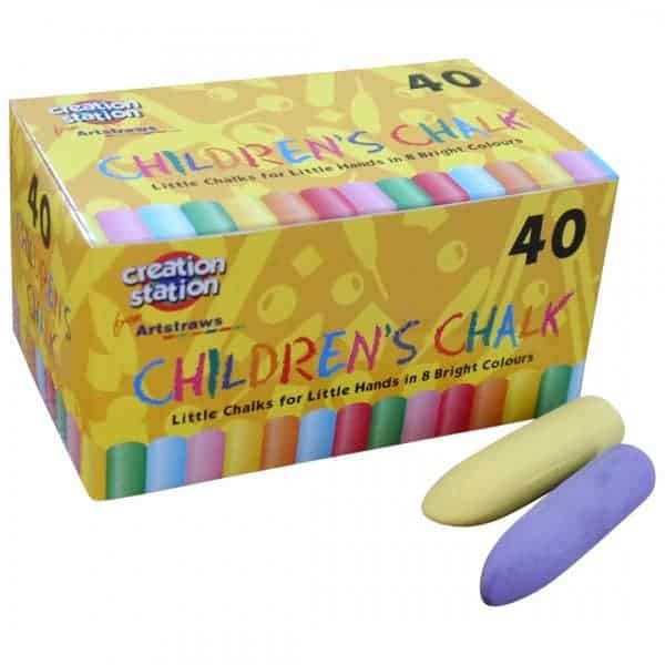 Chunky Chalks Assorted - Pk40