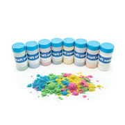 Assorted Coloured Sand Shakers - Pk8
